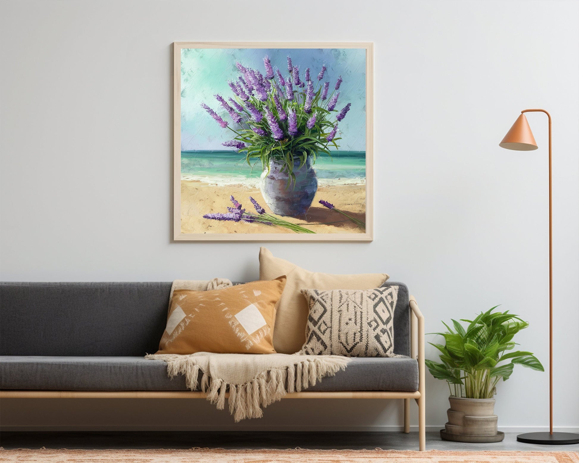 50x50 cm oil painting for home decor - image 5 of 8