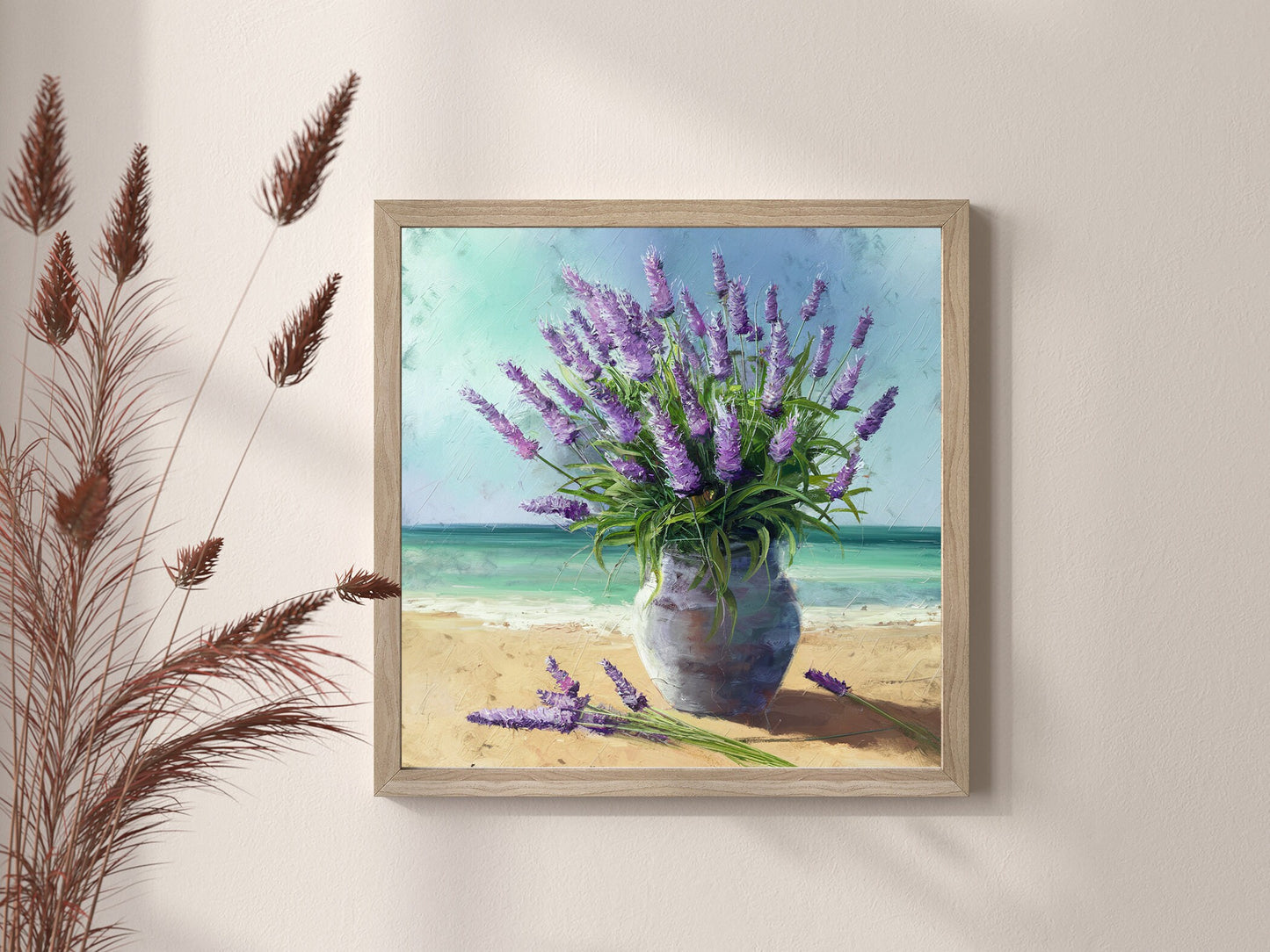 50x50 cm oil painting for home decor - image 6 of 8