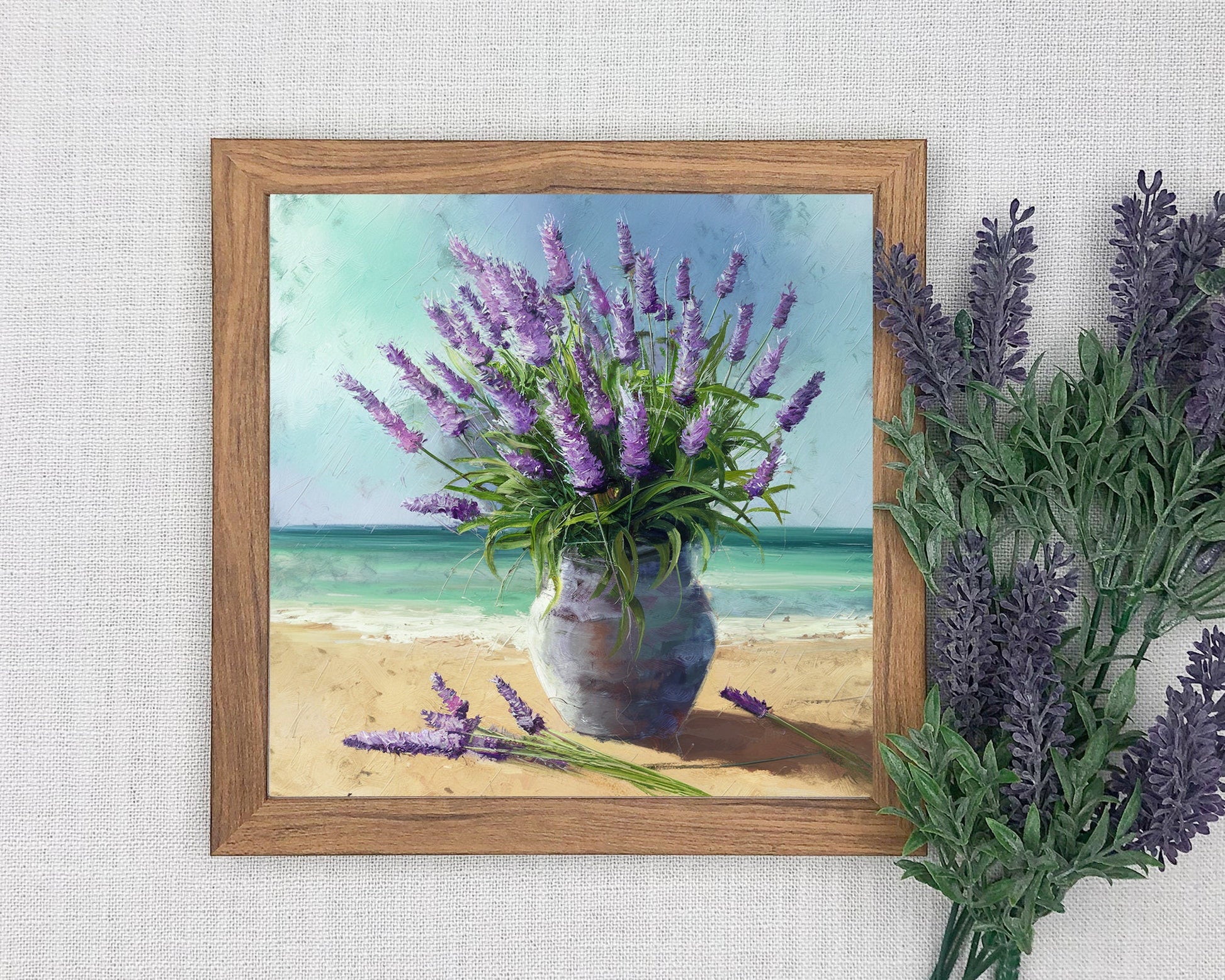 50x50 cm oil painting for home decor - image 7 of 8