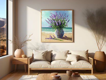 50x50 cm oil painting for home decor - image 1 of 8