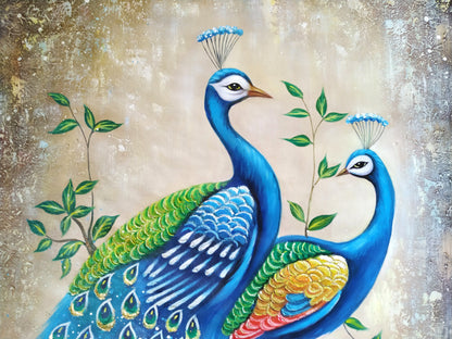 60x120 cm handmade oil painting for living room - image 4 of 10
