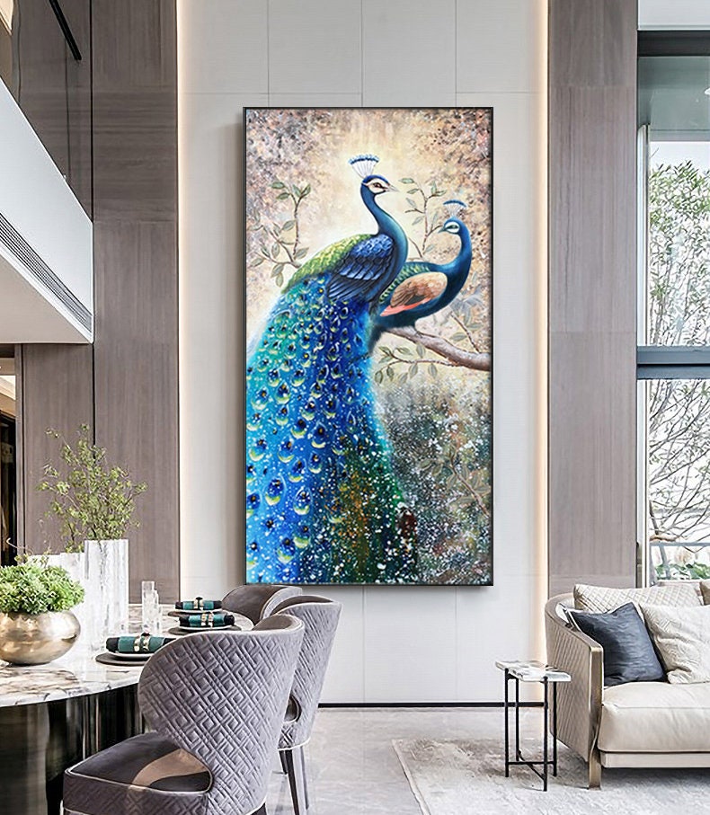 60x120 cm handmade oil painting for living room - image 8 of 10
