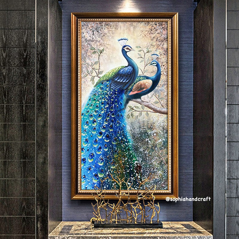 60x120 cm handmade oil painting for living room - image 10 of 10