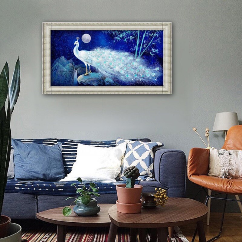60x120 cm handmade oil painting for living room - image 4 of 7