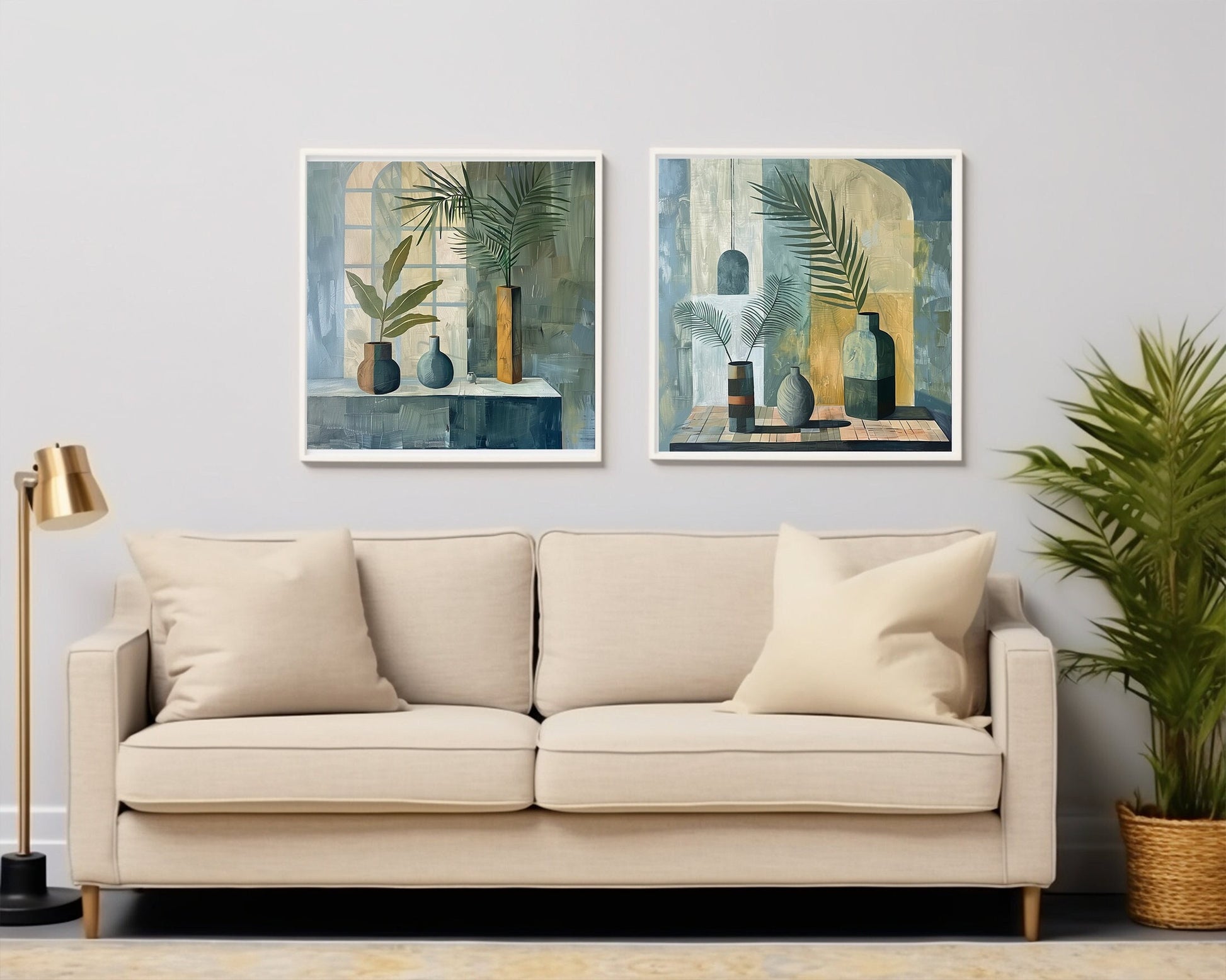 50x50 cm oil painting for home decor - image 1 of 10