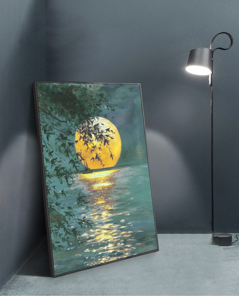 60x90 cm handmade oil painting for home decor - image 2 of 10