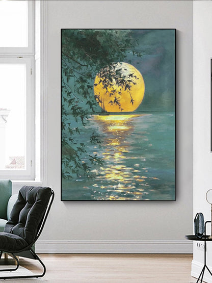 60x90 cm handmade oil painting for home decor - image 8 of 10