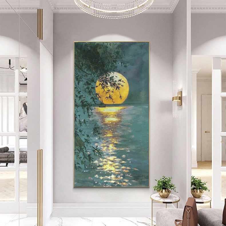60x90 cm handmade oil painting for home decor - image 1 of 10