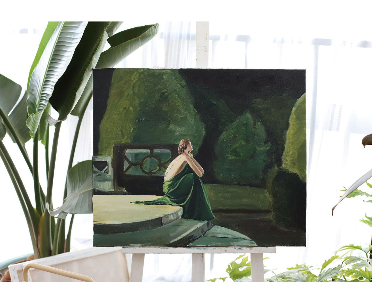 60x80 cm handmade oil painting for home decor - image 2 of 8