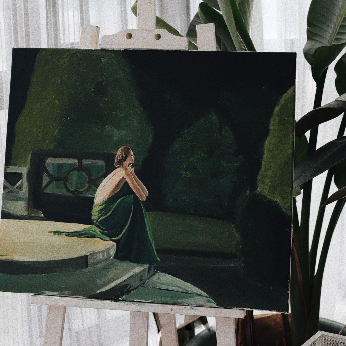 60x80 cm handmade oil painting for home decor - image 4 of 8
