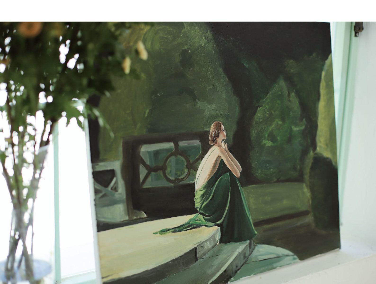 60x80 cm handmade oil painting for home decor - image 6 of 8