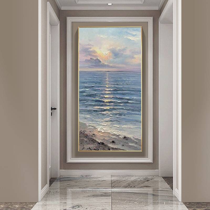 60x120 cm handmade oil painting for home decor - image 2 of 4