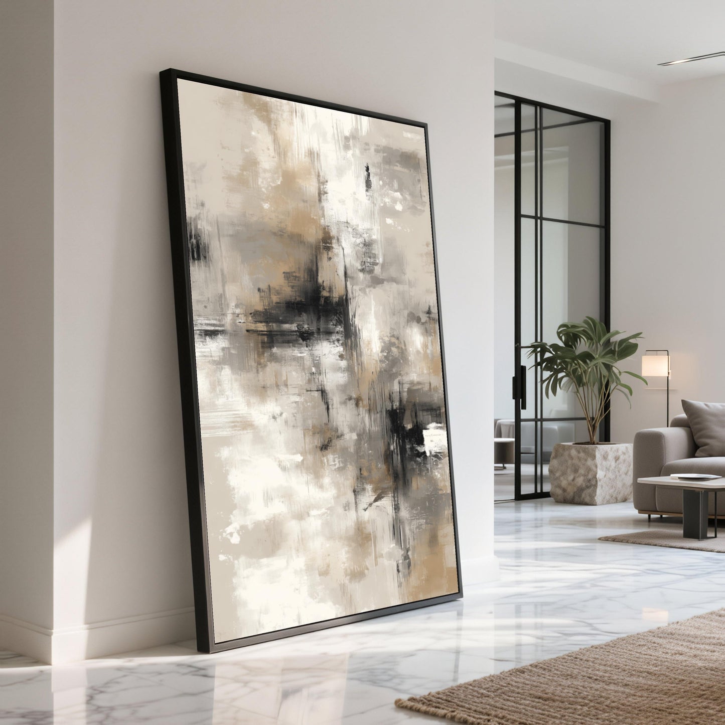 24x24 inch handmade canvas art for living room - image 26 of 28