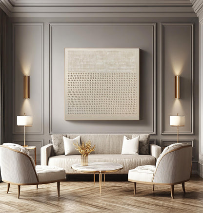 24x24 inch handmade canvas art for living room - image 5 of 28