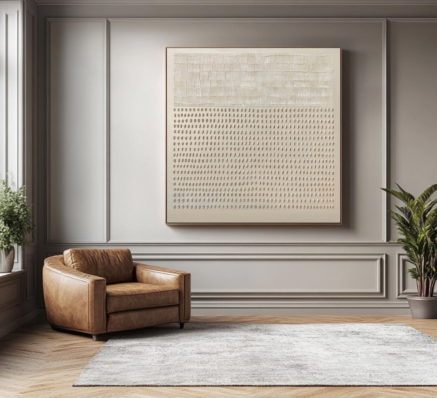 24x24 inch handmade canvas art for living room - image 7 of 28