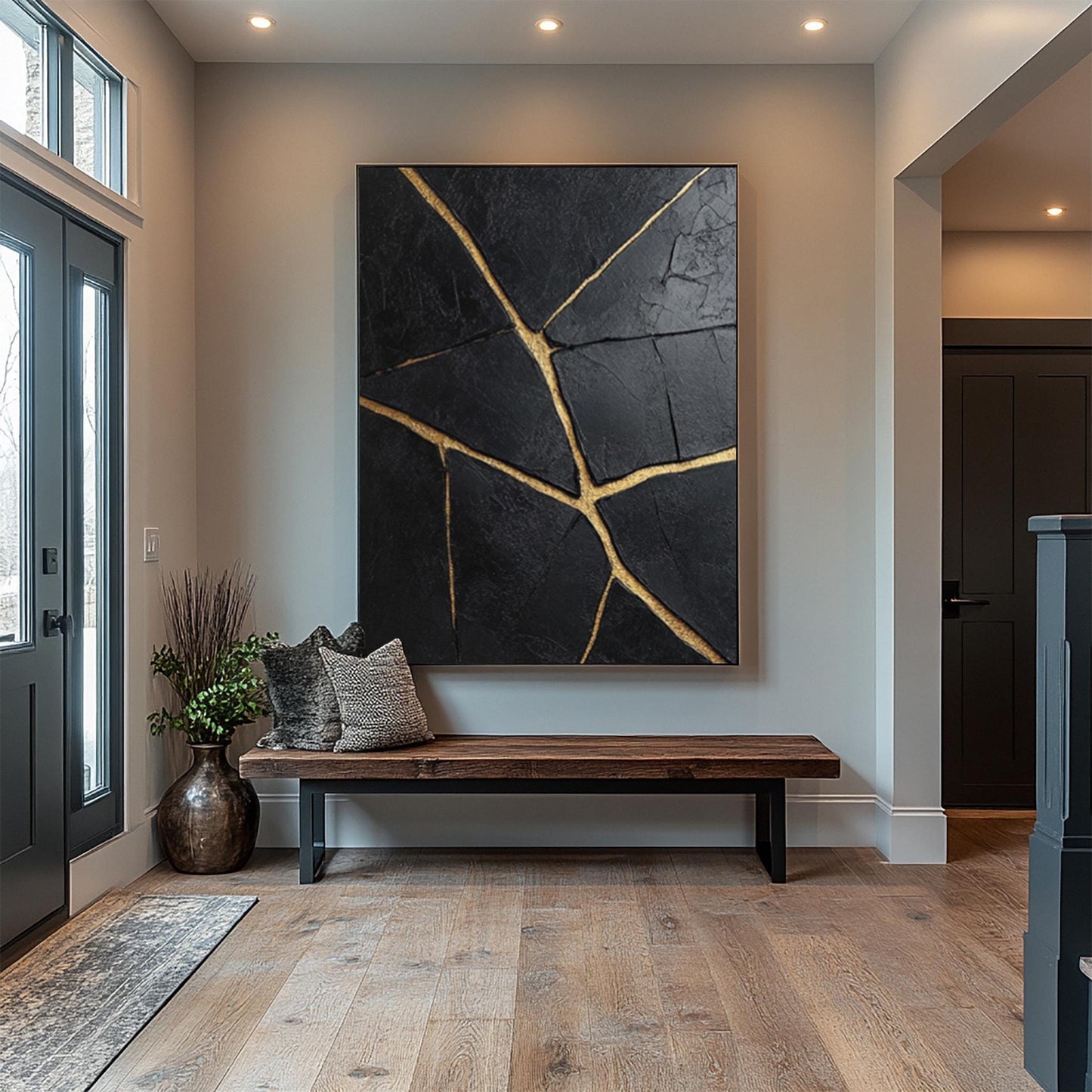 18x24 inch handmade oil painting for entryway - image 2 of 10
