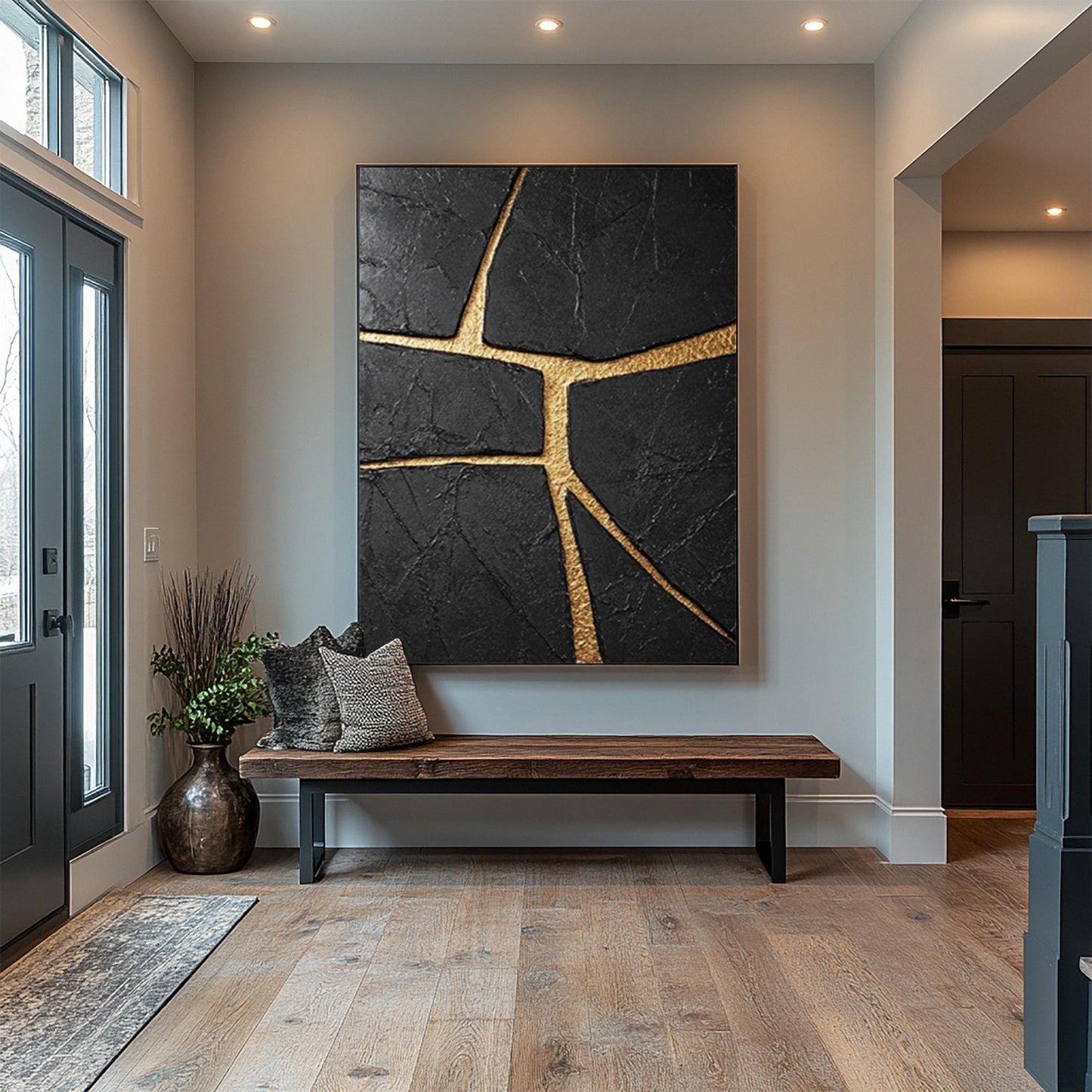 18x24 inch handmade wall art for entryway - image 3 of 10