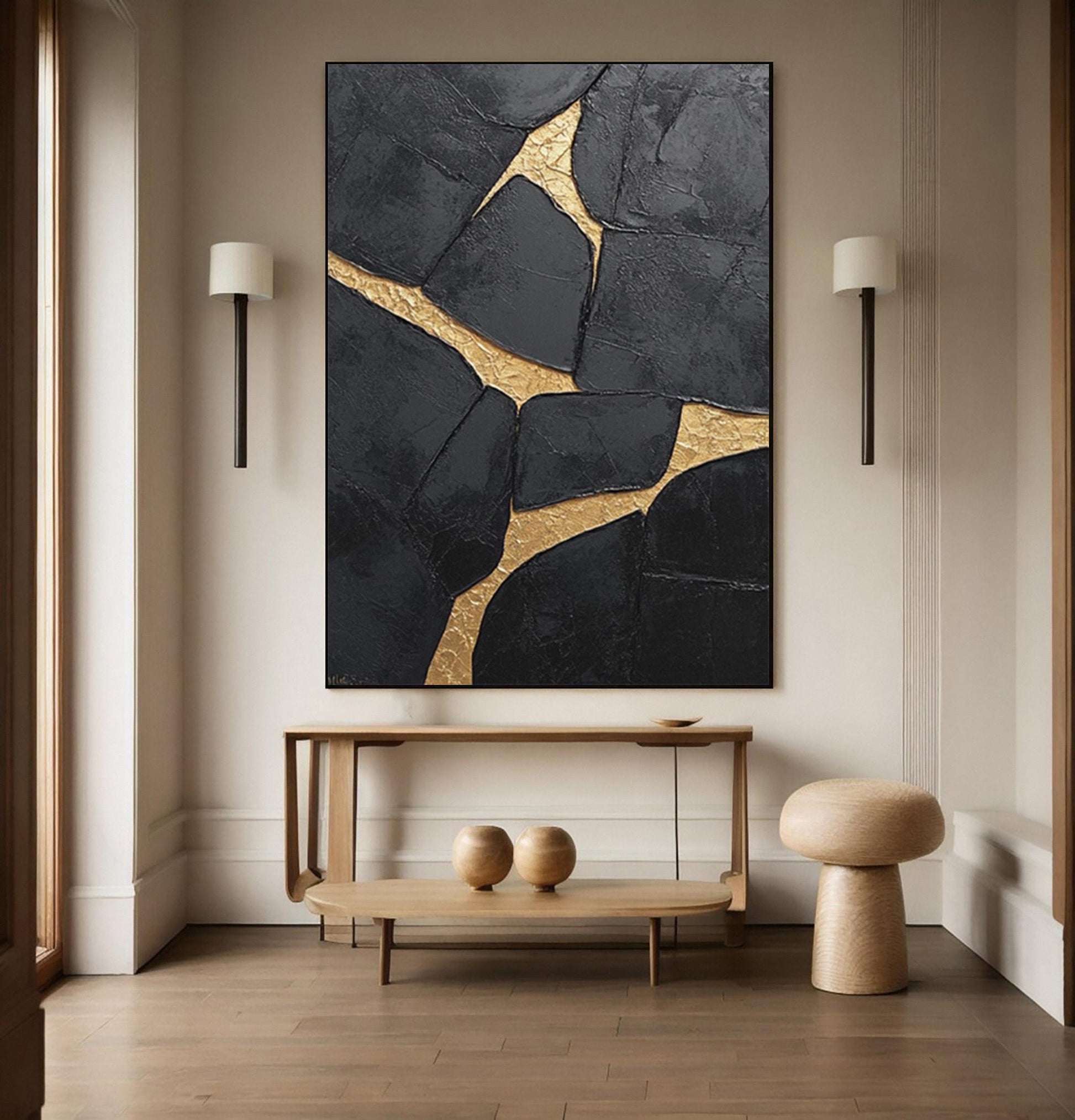 18x24 inch handmade wall art for entryway - image 2 of 10