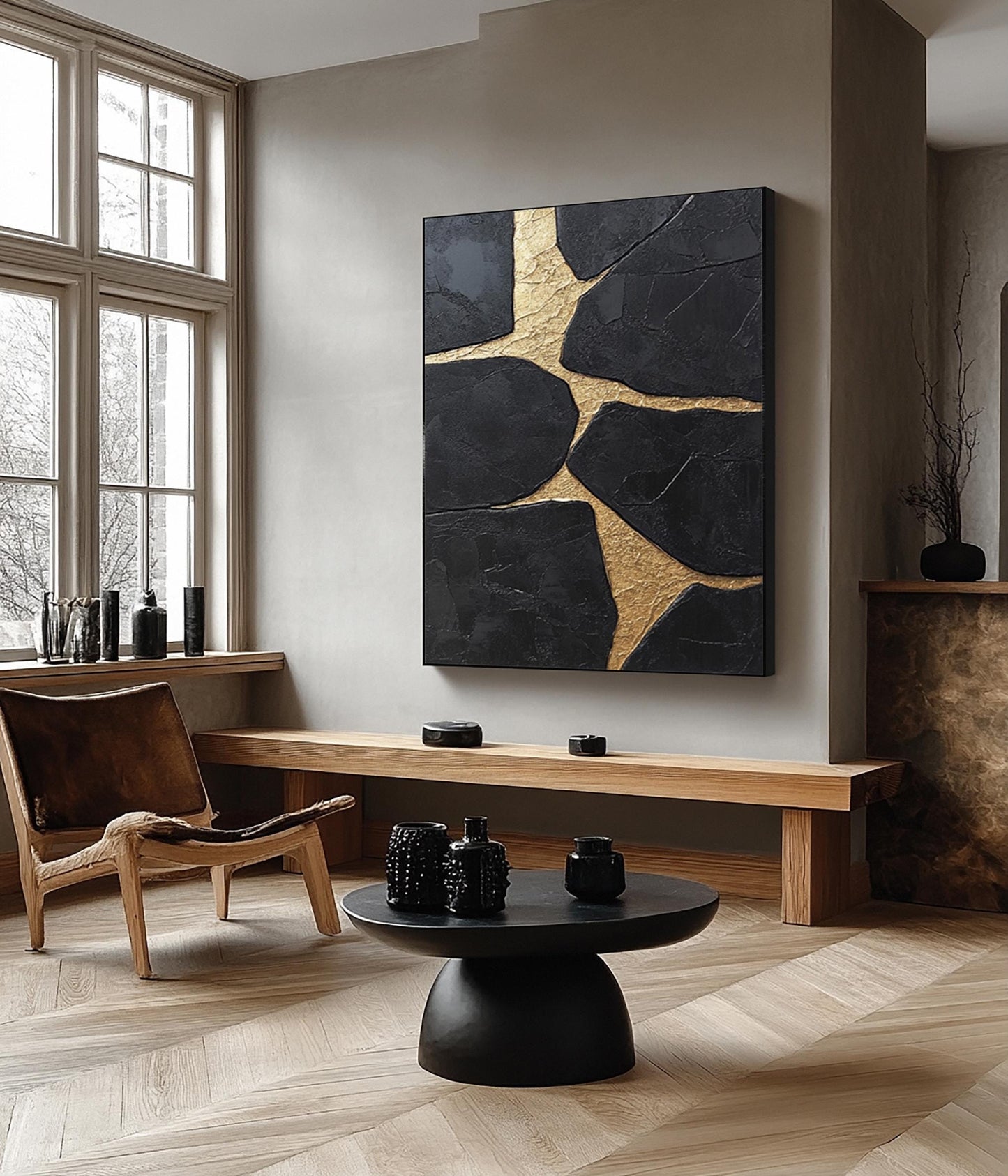 18x24 inch handmade canvas art for living room - image 4 of 8