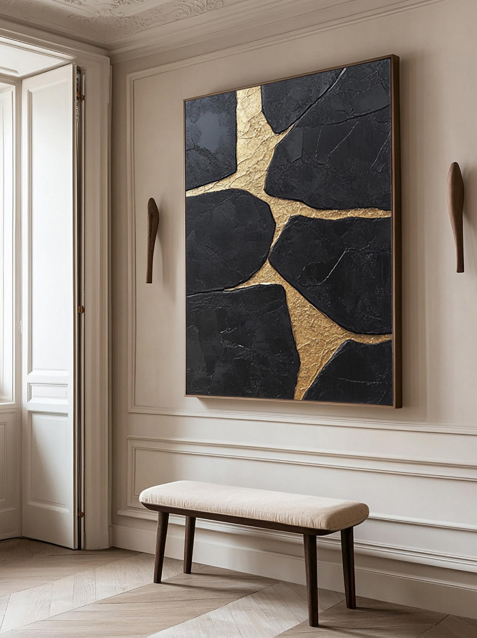 18x24 inch handmade canvas art for living room - image 6 of 8
