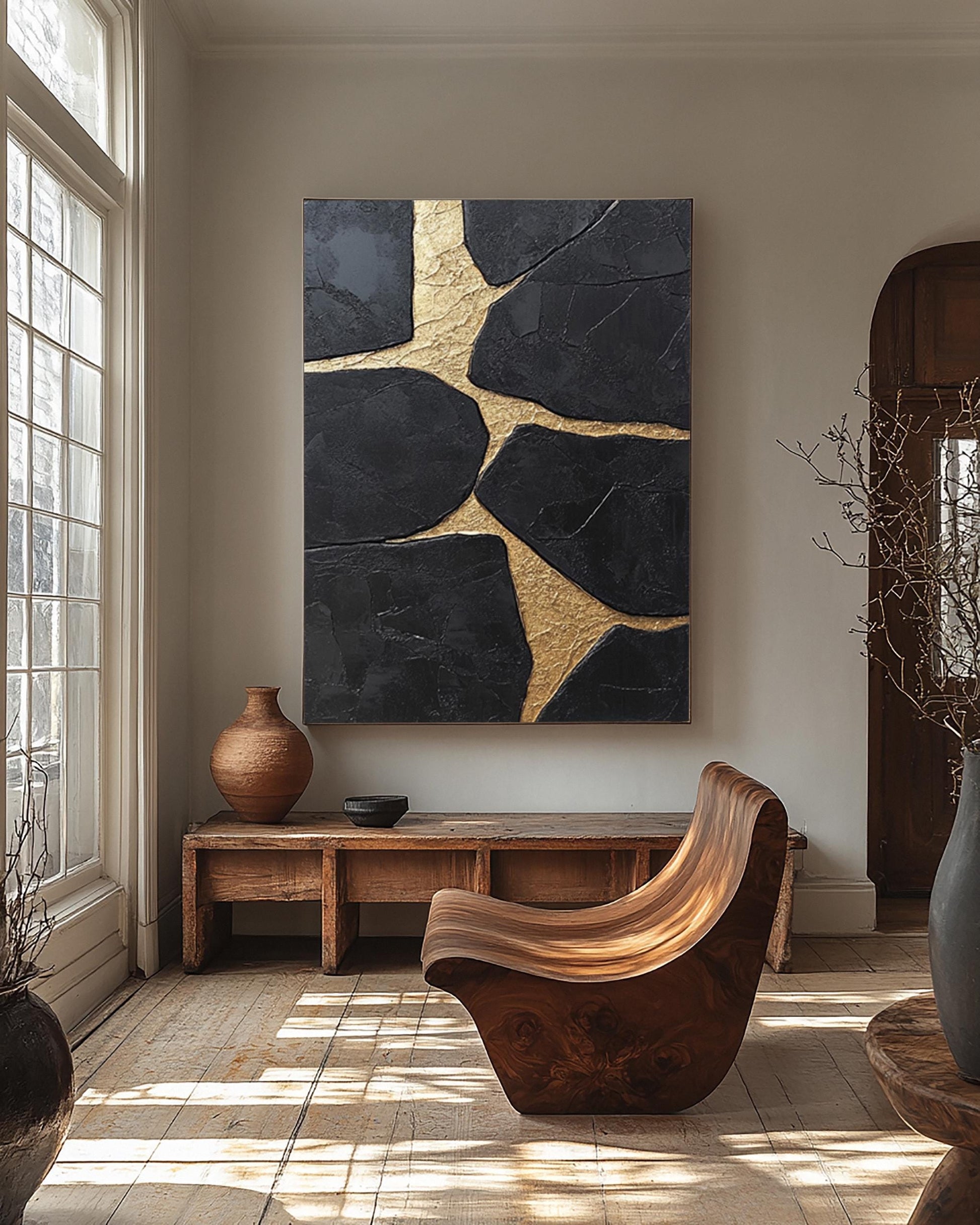 18x24 inch handmade canvas art for living room - image 1 of 8