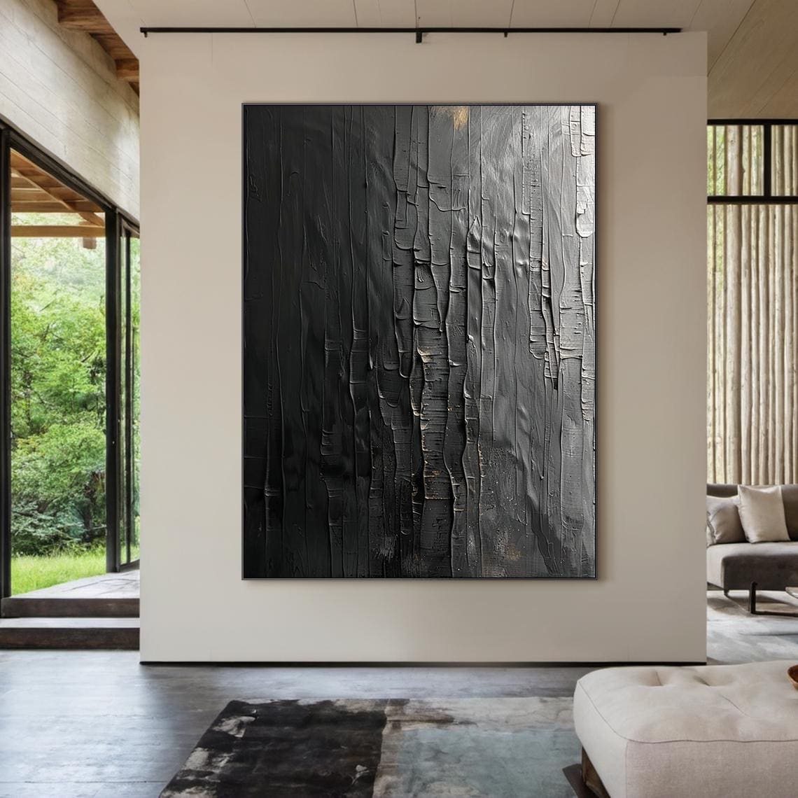 24x24 inch handmade oil painting for living room - image 14 of 29