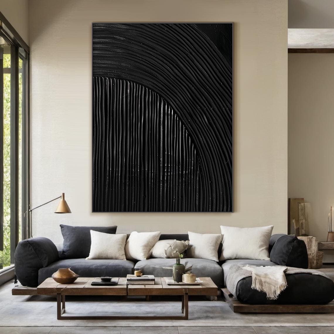 24x24 inch handmade oil painting for living room - image 17 of 29