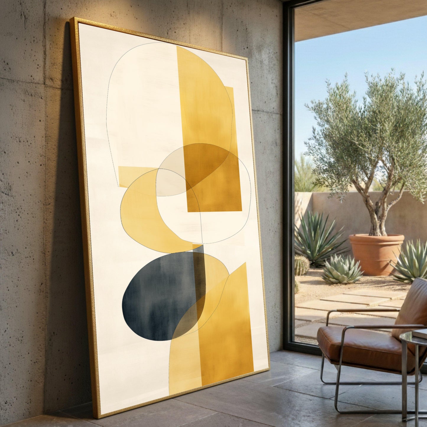 24x24 inch handmade oil painting for living room - image 29 of 29