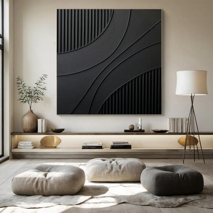 24x24 inch handmade oil painting for living room - image 7 of 29