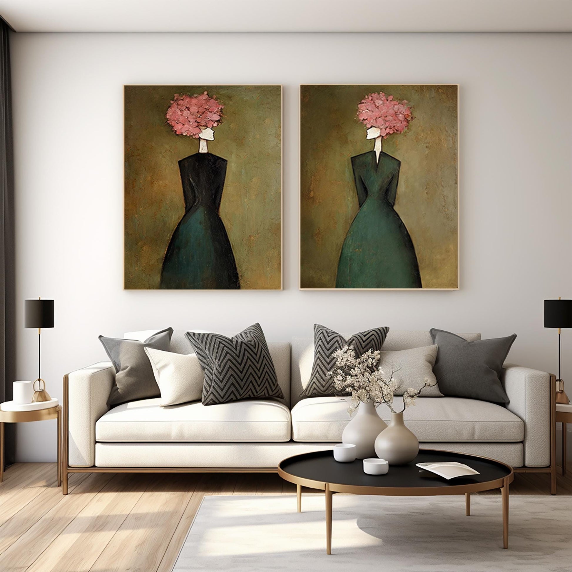 18x24 inch handmade oil painting for living room - image 6 of 9