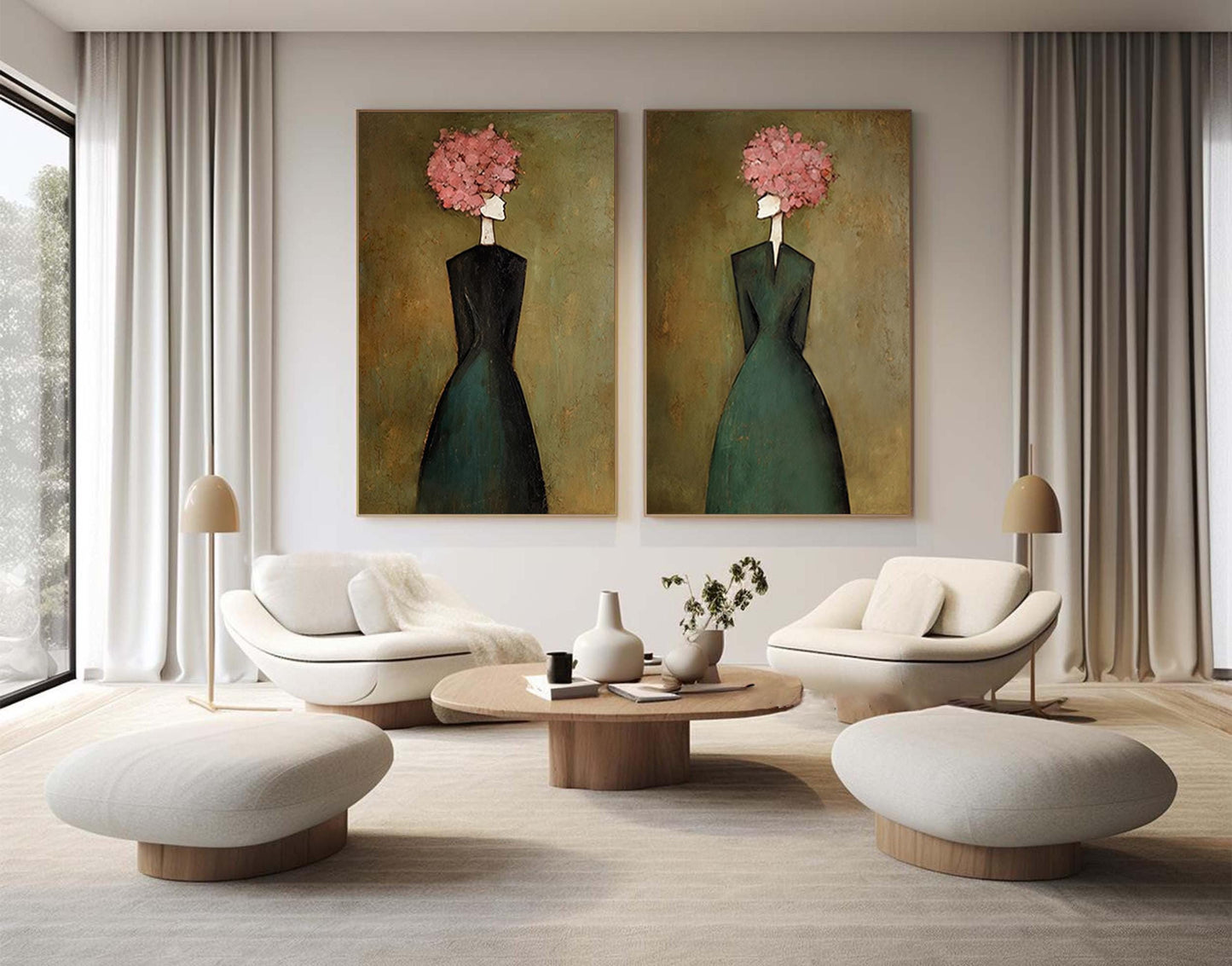 18x24 inch handmade oil painting for living room - image 1 of 9