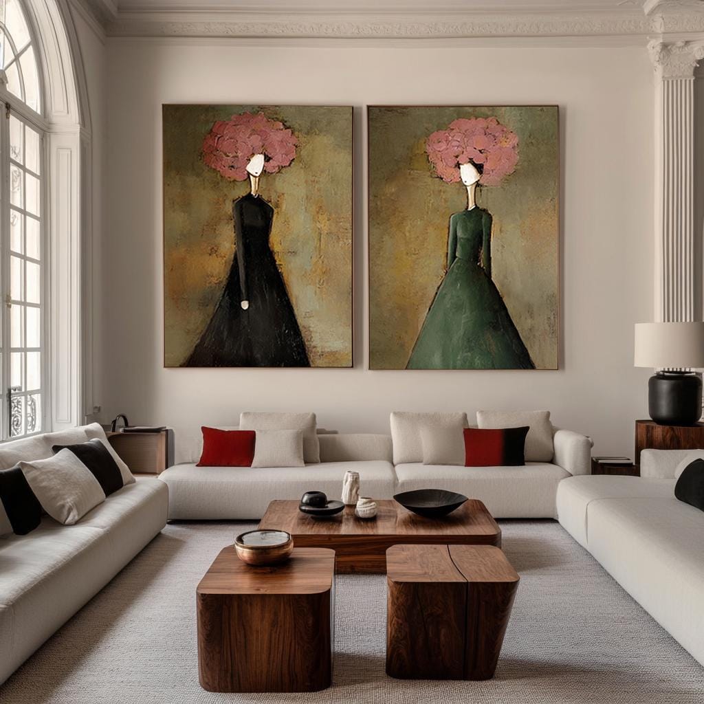 18x24 inch handmade oil painting for living room - image 3 of 9