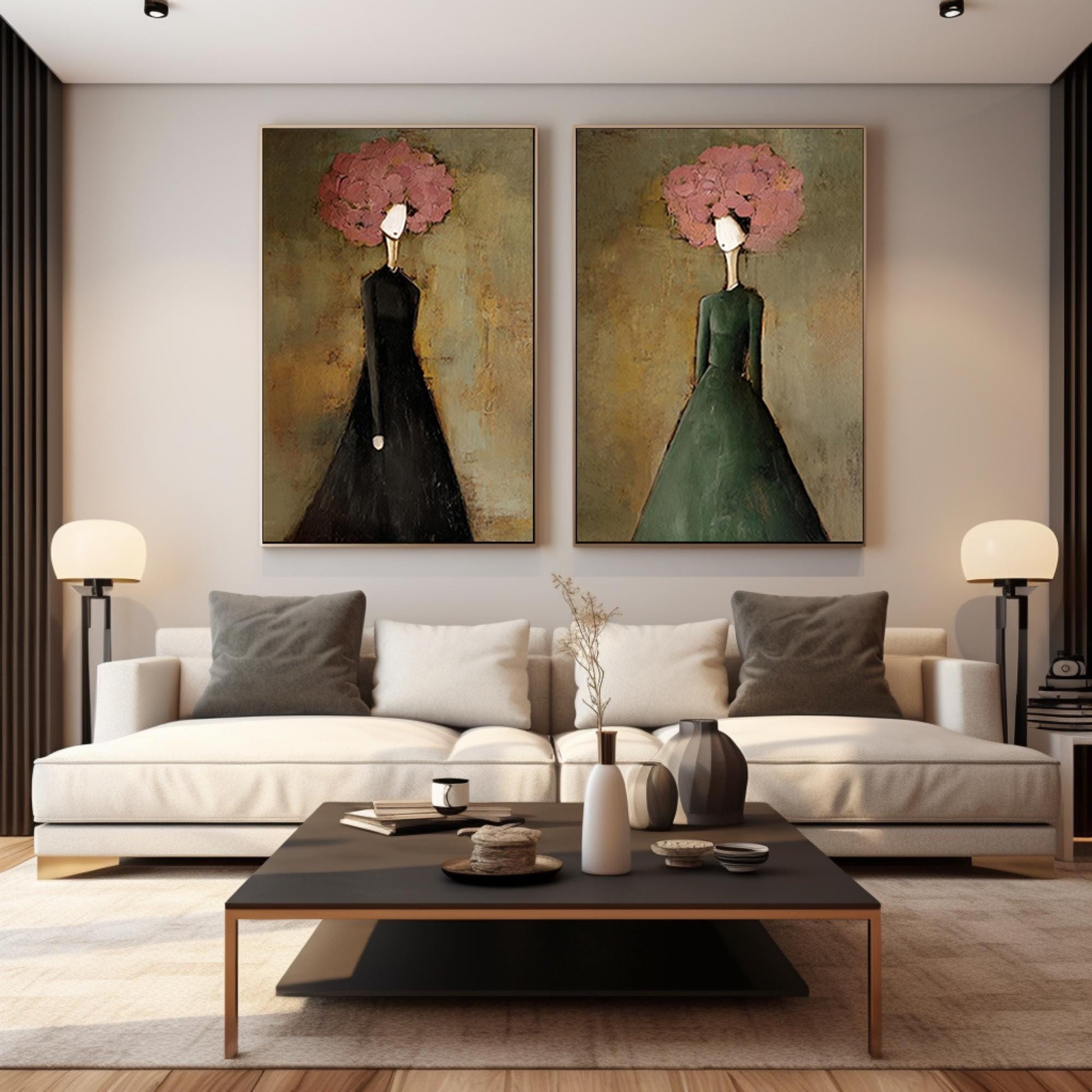 18x24 inch handmade oil painting for living room - image 6 of 9