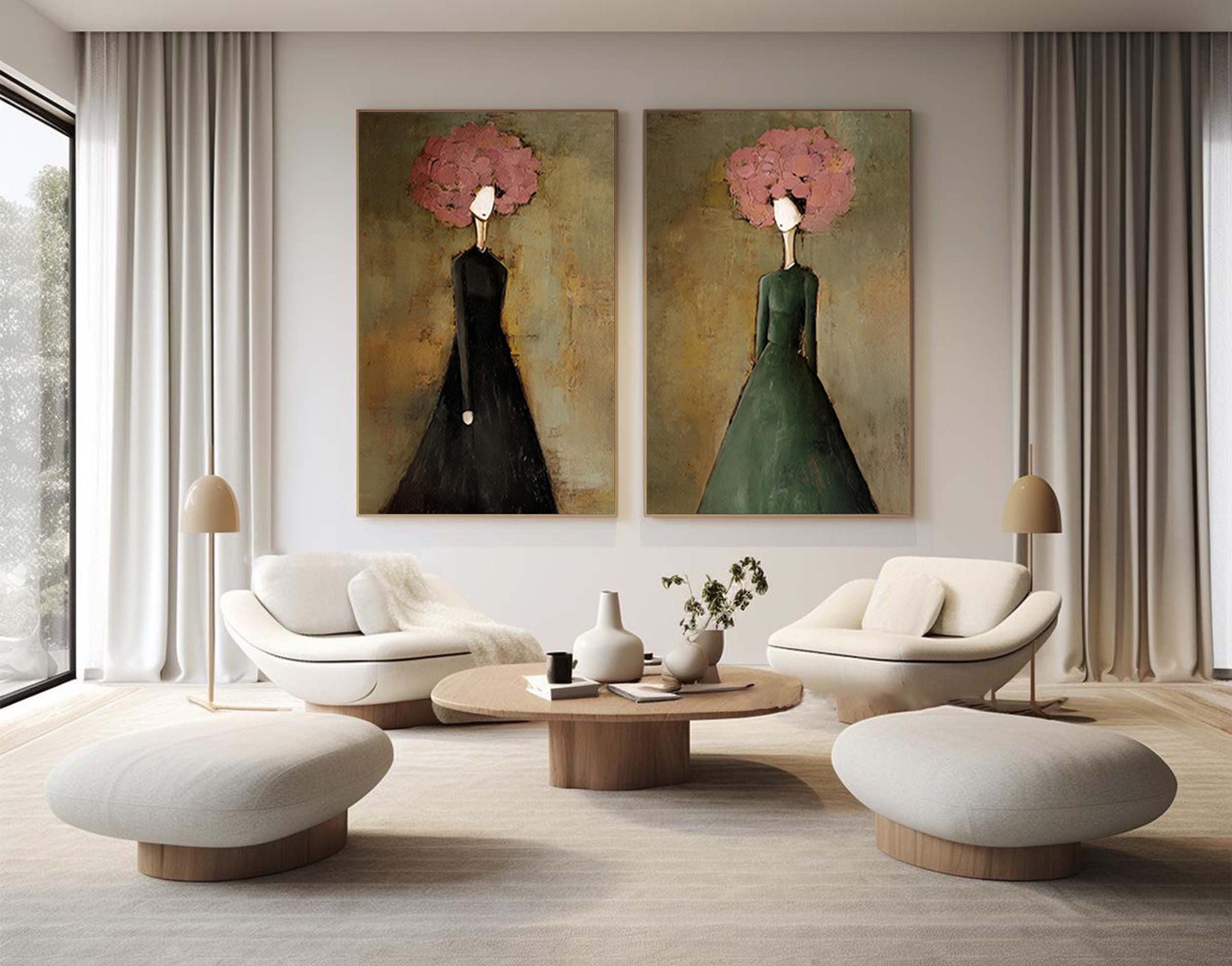 18x24 inch handmade oil painting for living room - image 1 of 9