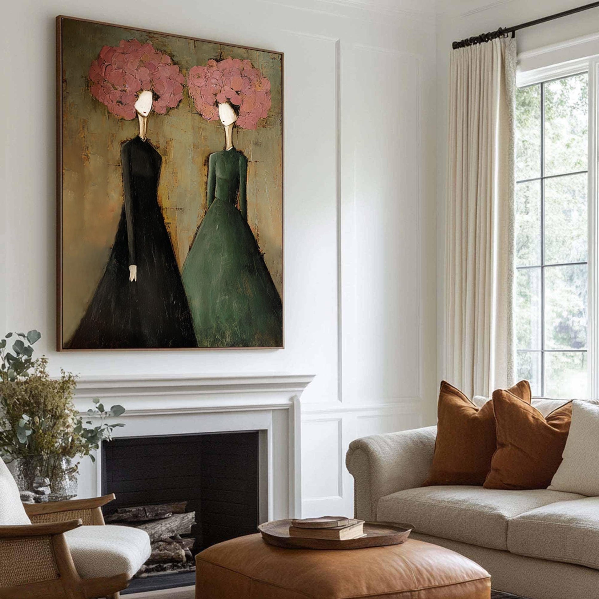 18x24 inch handmade oil painting for living room - image 3 of 10