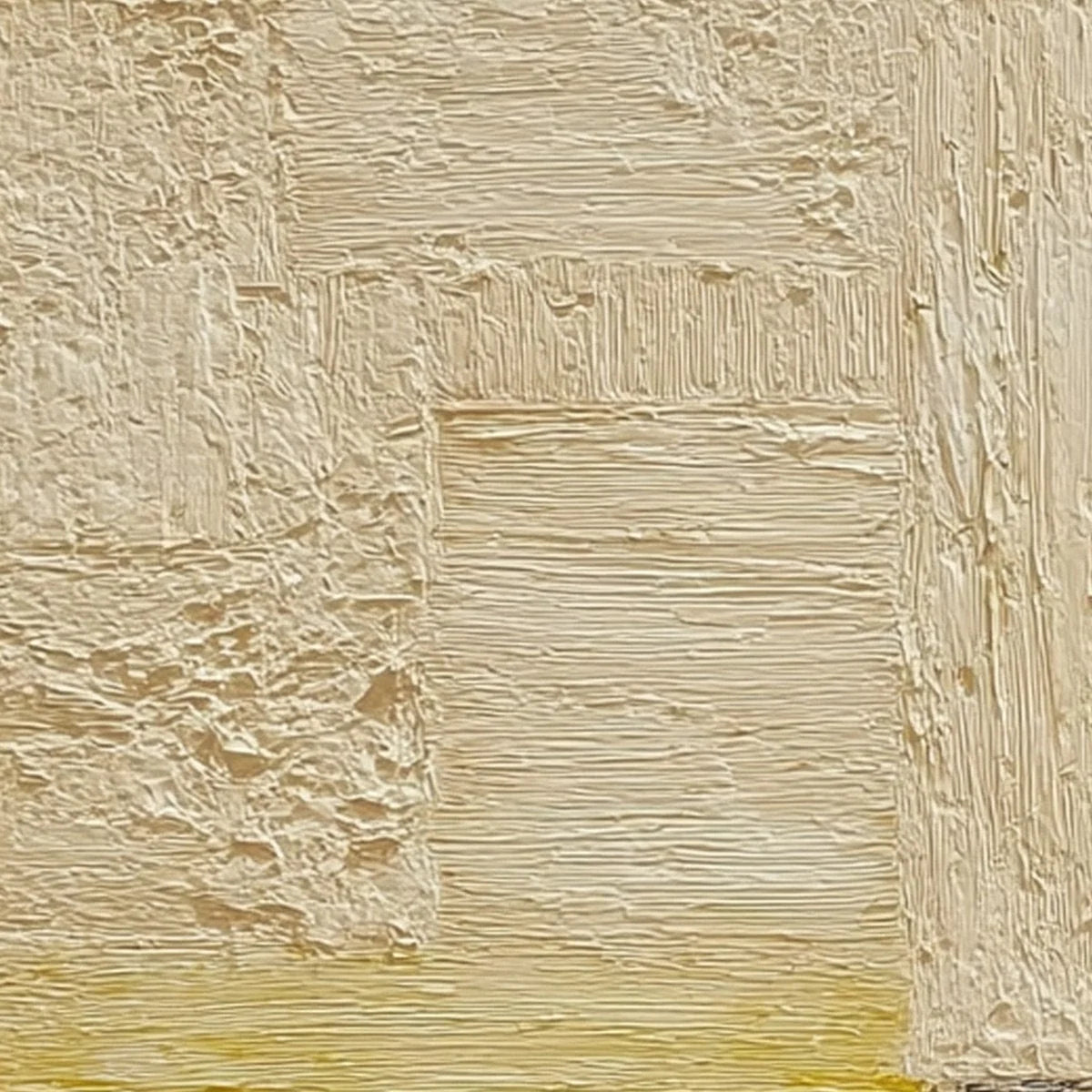 HORIZON'S EDGE: Textured Wabi-Sabi Abstract Seascape Painting | rolled canvas, ready for custom framing