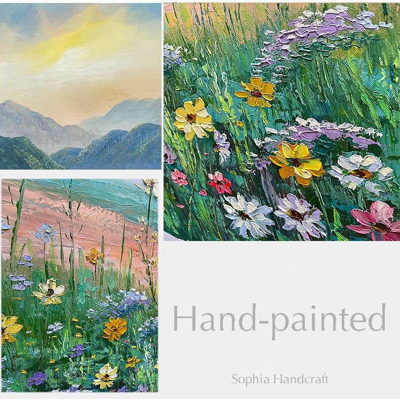 60x120 cm oil painting for home decor - image 7 of 7