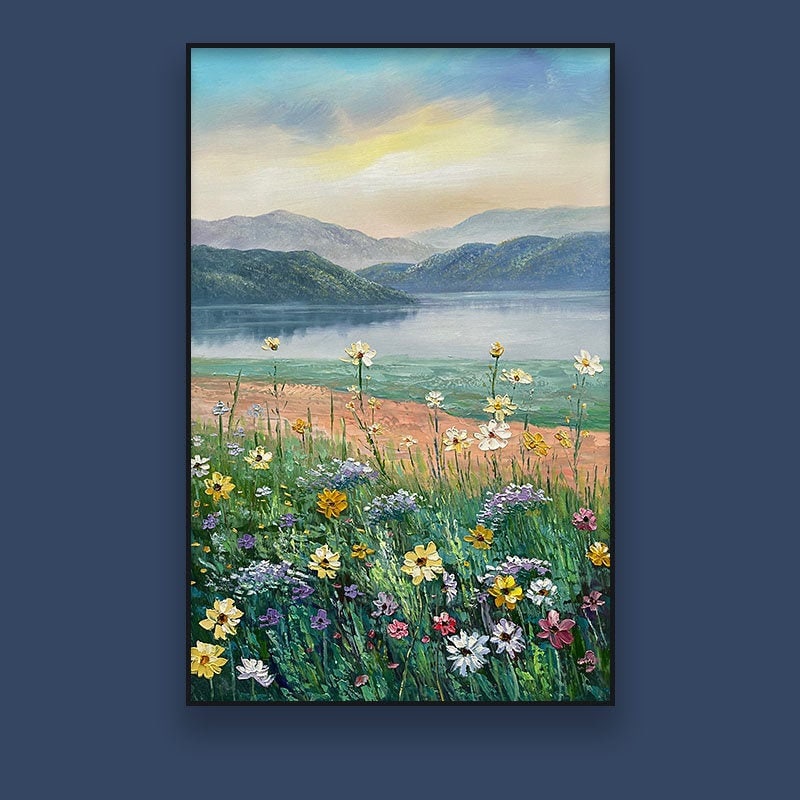 60x120 cm oil painting for home decor - image 1 of 7