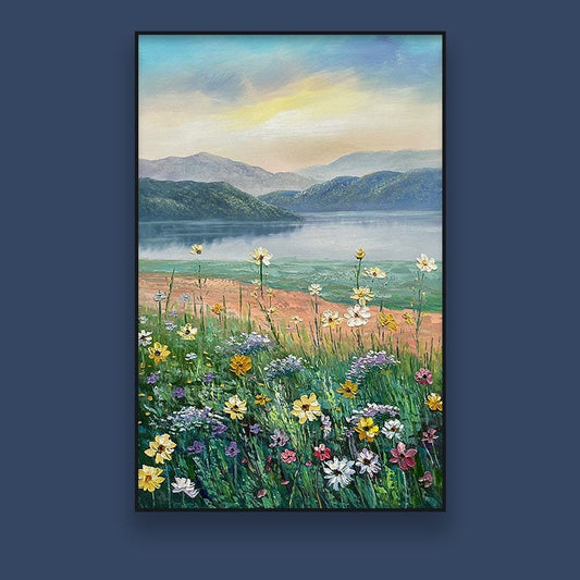 60x120 cm oil painting for home decor - image 1 of 7