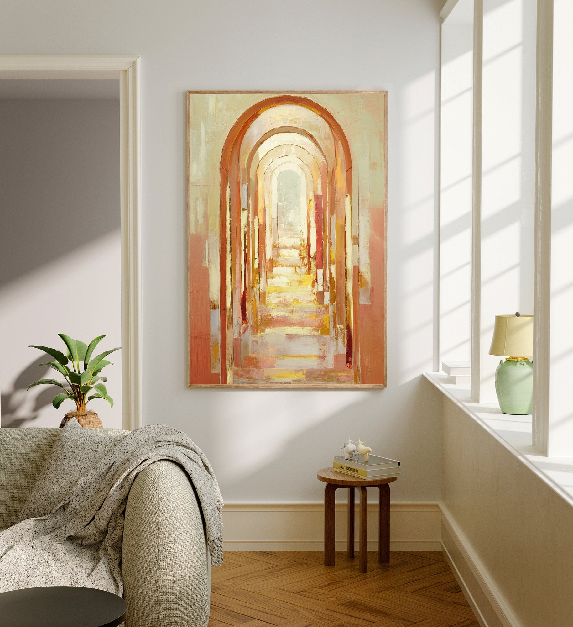 40x60 cm handmade oil painting for home decor - image 6 of 10