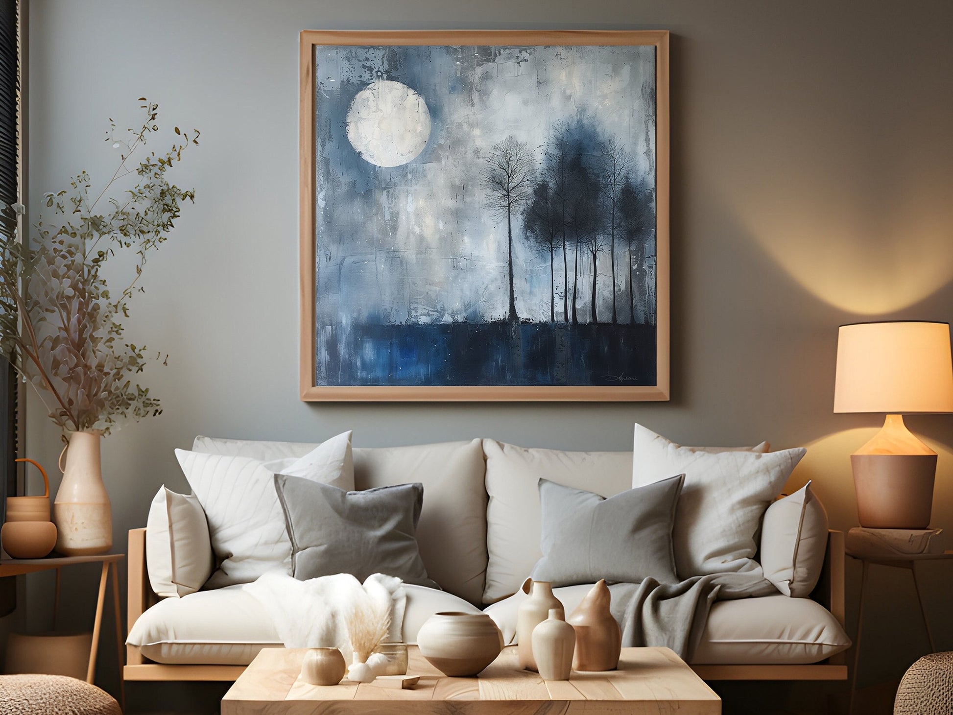 60x60 cm handmade oil painting for home decor - image 1 of 7