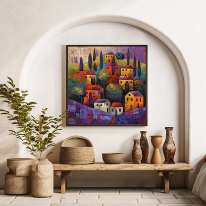 50x50 cm oil painting for home decor - image 6 of 11