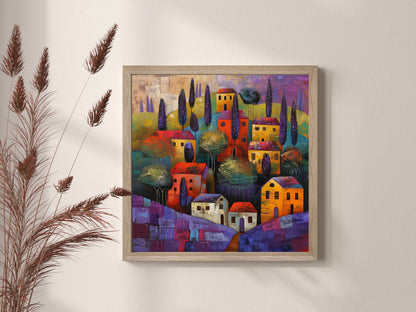 50x50 cm oil painting for home decor - image 8 of 11