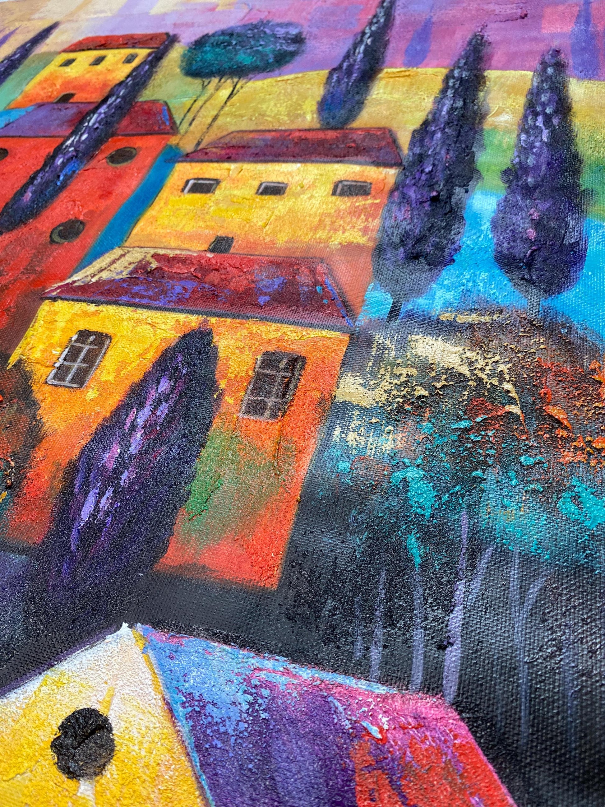 50x50 cm oil painting for home decor - image 9 of 11