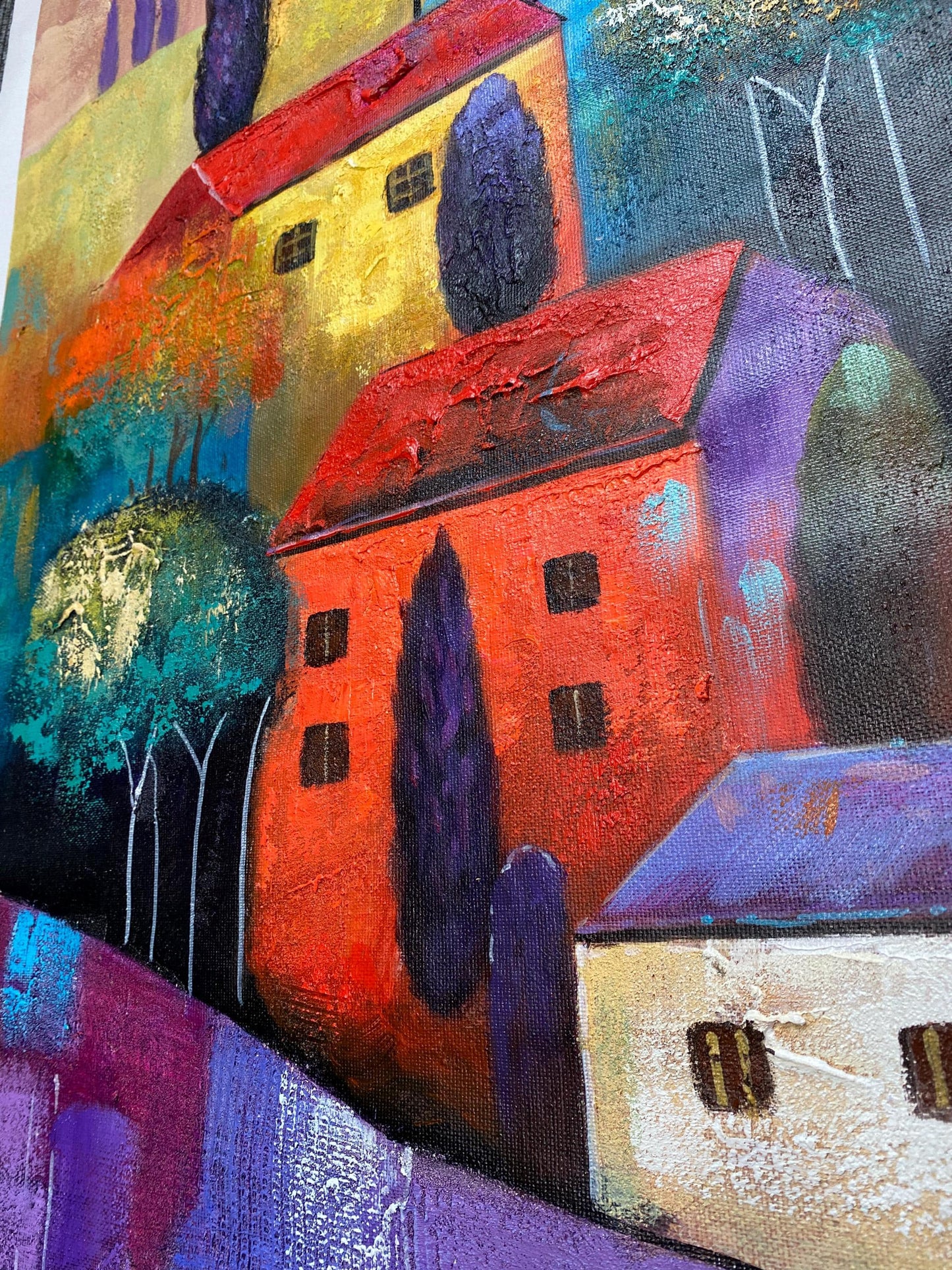 50x50 cm oil painting for home decor - image 10 of 11