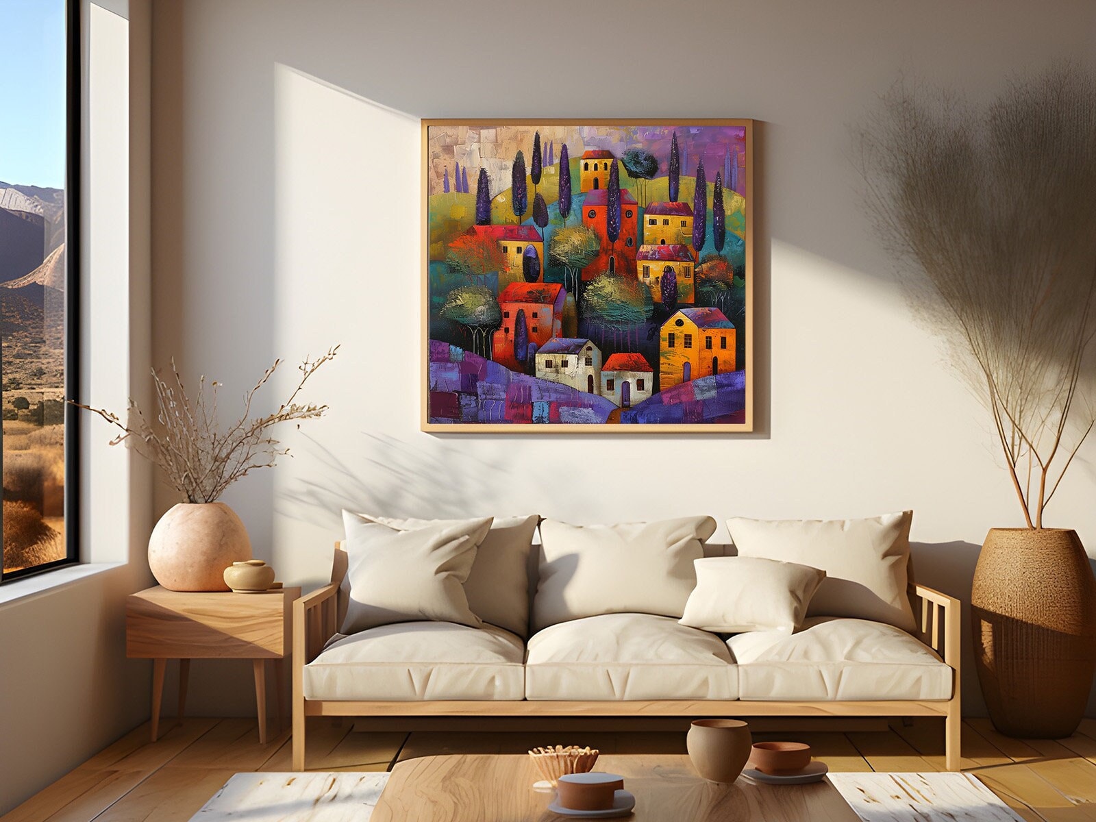 50x50 cm oil painting for home decor - image 1 of 11