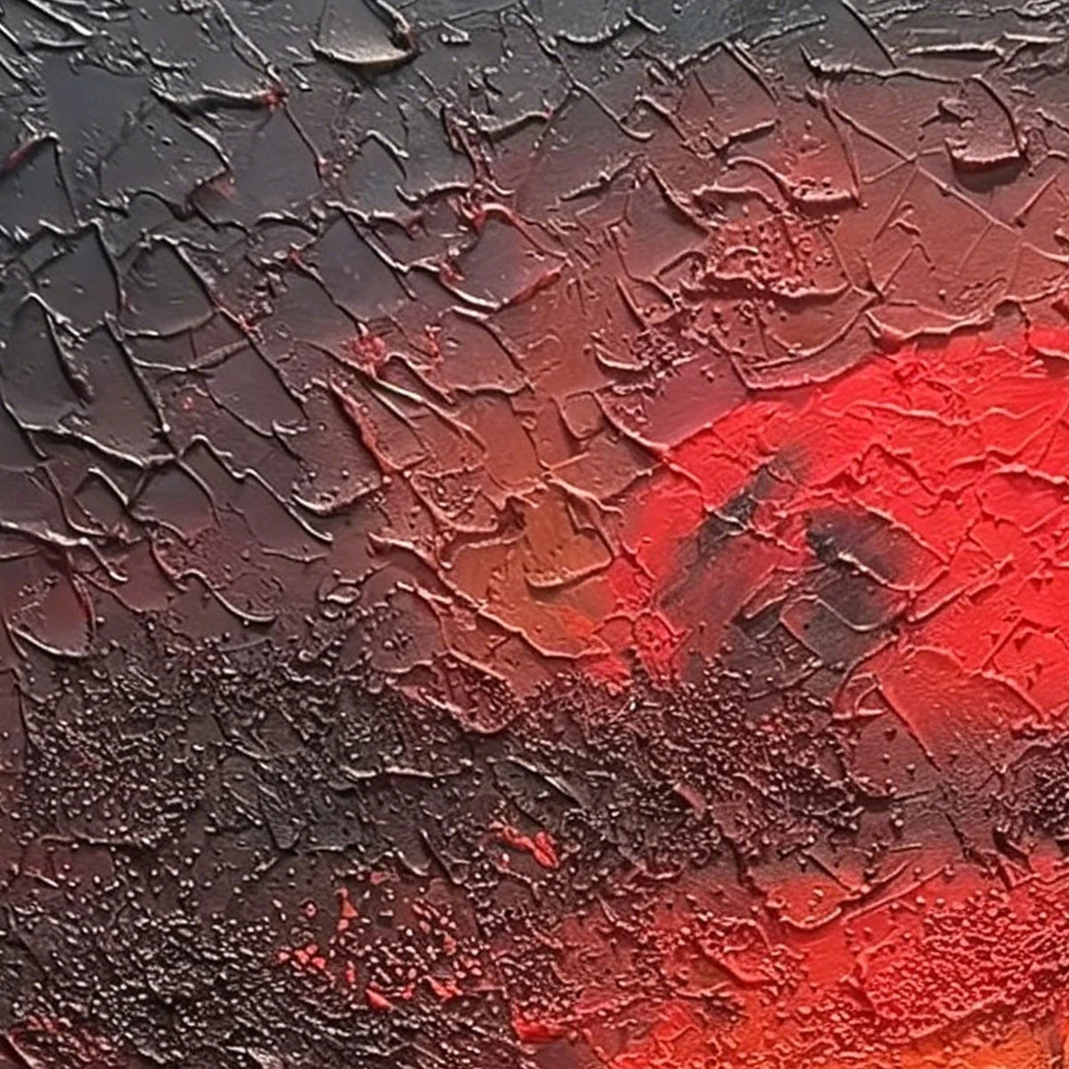 INFERNO | rolled canvas, ready for custom framing