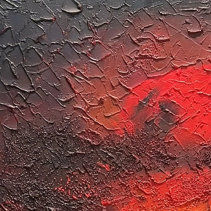 INFERNO | rolled canvas, ready for custom framing