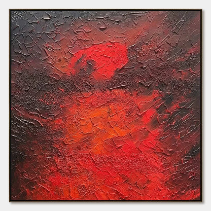 INFERNO | hanging in , Abstract wall art