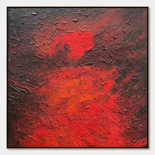 INFERNO | hanging in , Abstract wall art